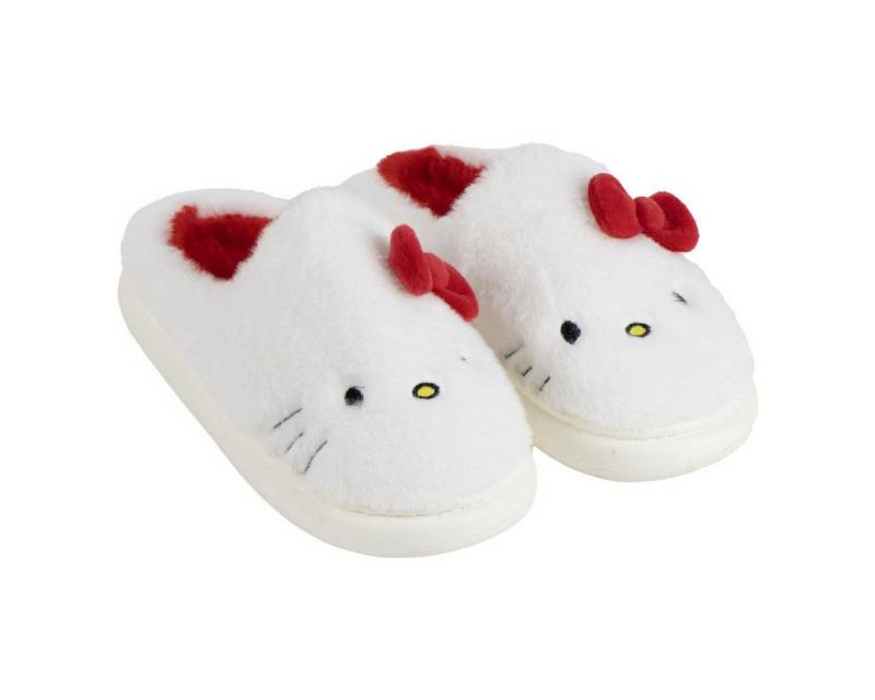 Cerda Hello Kitty Damen Hausschuhe rutschfeste Hauslatschen Hausschuh von Cerda