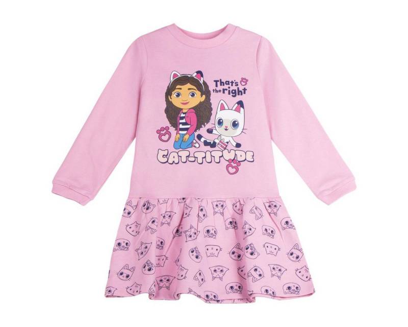 Cerda Jerseykleid Gabby’s Dollhouse Kinder Kleid – French Terry Baumwollmix 240 gsm Cerda Jerseykleid Gabby’s Dollhouse Kinder Kleid – French Terry Baumwollmix 240 gsm von Cerda