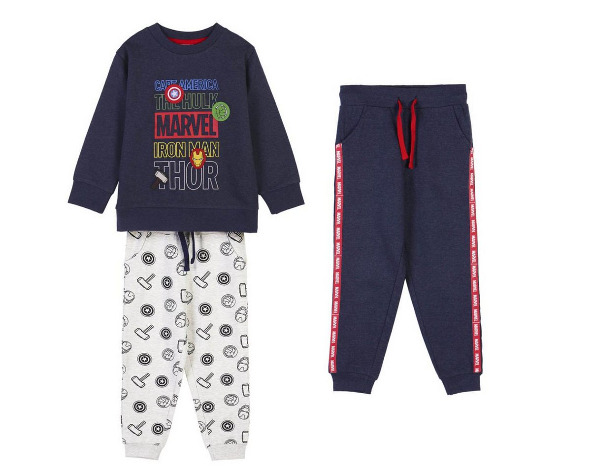Cerda Jogginganzug Marvel Tracksuit für Kinder – Sportanzug 3-teilig gebürstete Baumwolle von Cerda