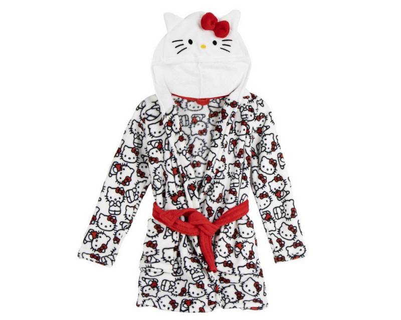 Cerda Kinderbademantel Hello Kitty Kinder Bademantel Coral Fleece Badezimmer Bad, Polyester von Cerda