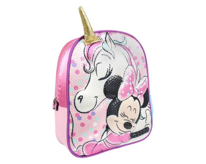 Cerda Kinderrucksack Disney Minnie Kinder Rucksack 3D Pailletten 25x31x10 cm von Cerda