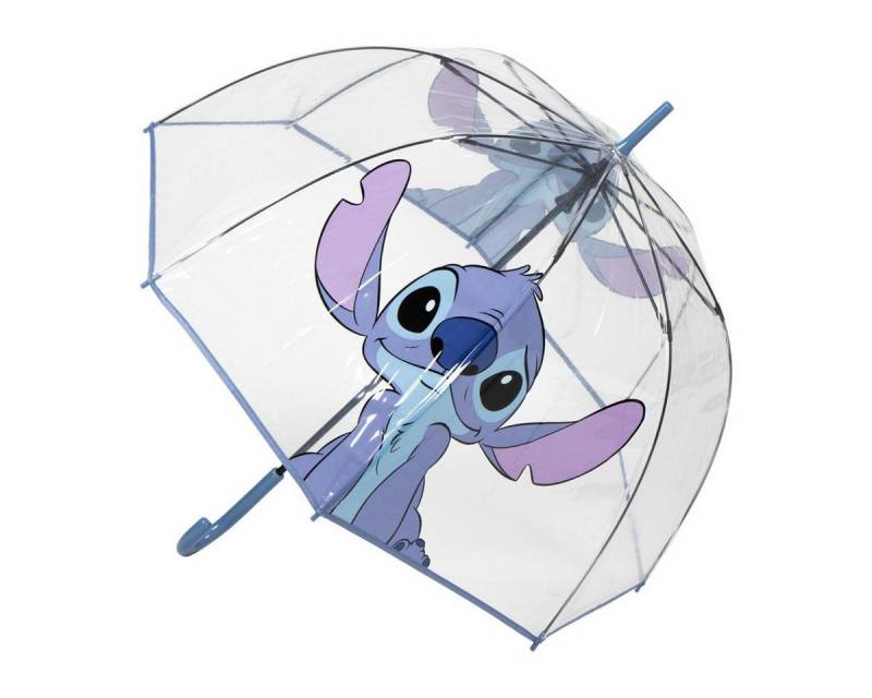 Cerda Langregenschirm Disney Stitch Kinder Regenschirm Ø 71 cm Bubble Schirm manuell leicht von Cerda