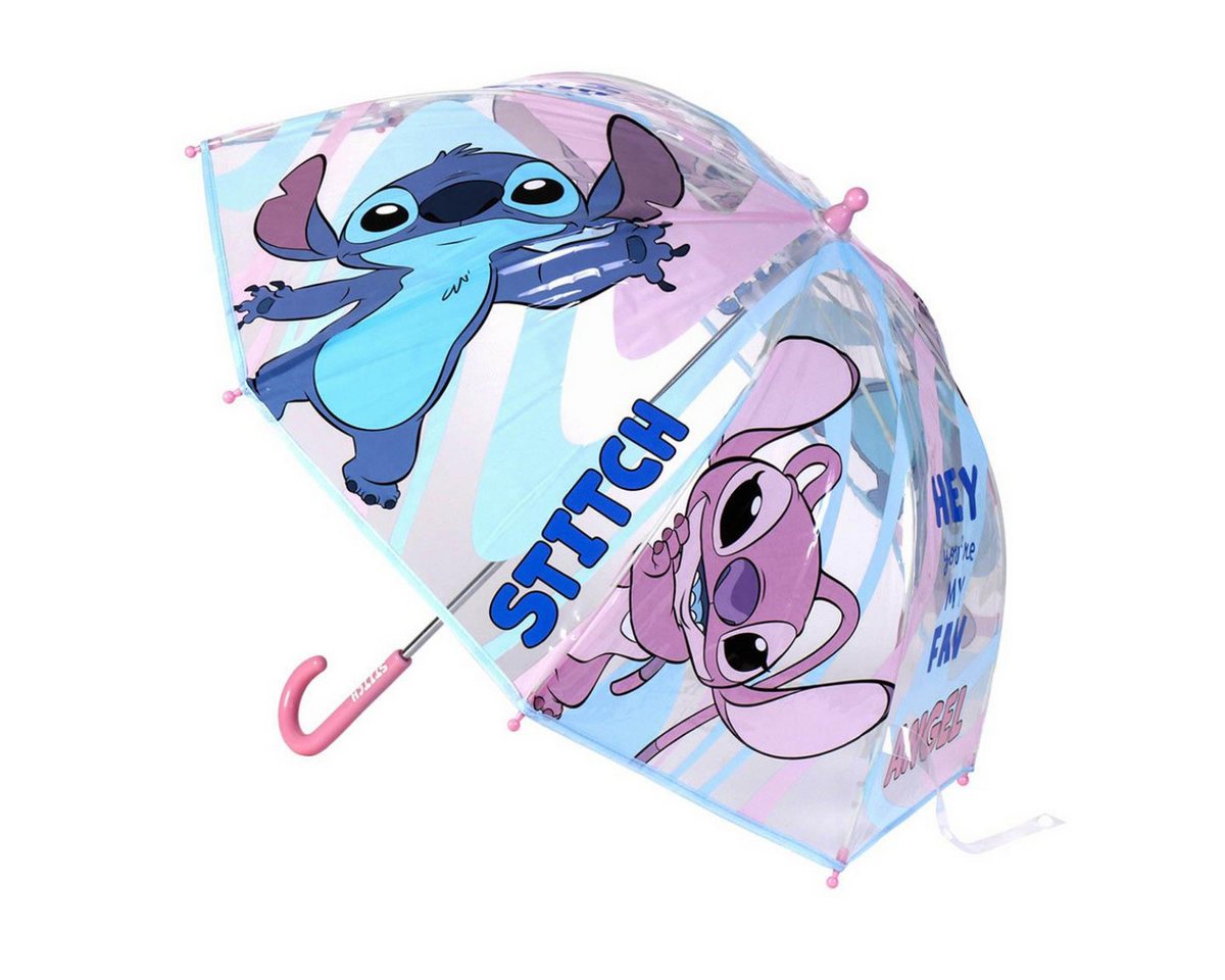 Cerda Langregenschirm Lilo & Stitch Regenschirm ? 71 cm Leichter Kuppel-Schirm, Durchsichtige Kuppel von Cerda