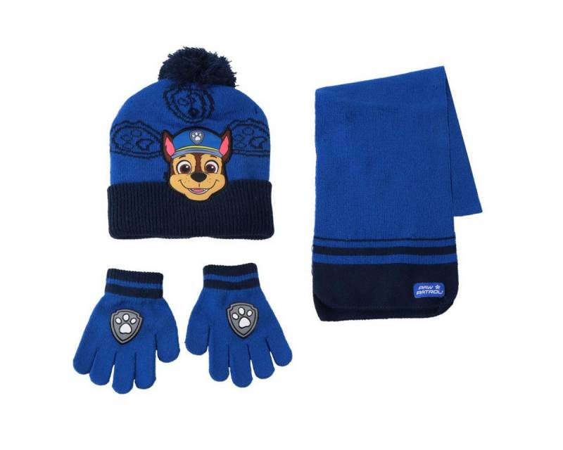 Cerda Mütze & Schal Paw Patrol Kinder 3 Teilig Mütze & Schal & Handschuhe Set von Cerda