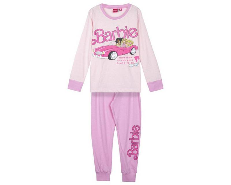 Cerda Pyjama Barbie Kinder Single Jersey Schlafanzug 100 % Baumwolle von Cerda