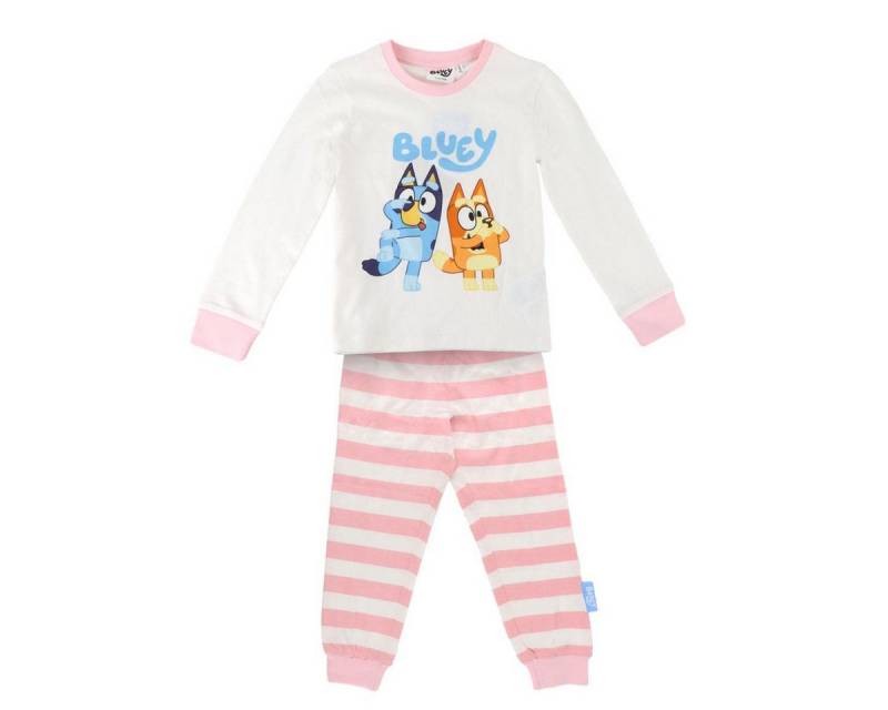 Cerda Pyjama Bluey Kinder Single Jersey 100% Baumwolle Schlafanzug von Cerda