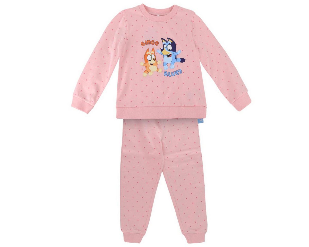 Cerda Pyjama Bluey Schlafanzug für Kinder Pyjama Set 100 % Baumwolle von Cerda