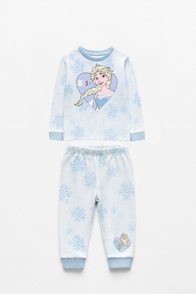 Cerda Pyjama Disney Frozen Schlafanzug Kinder Pyjama Set langarm, Baumwolle Jersey von Cerda