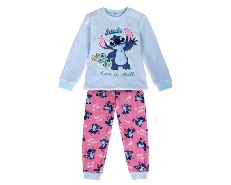 Cerda Pyjama Disney Kinder Stitch Gemütlicher Coral Fleece Schlafanzug von Cerda