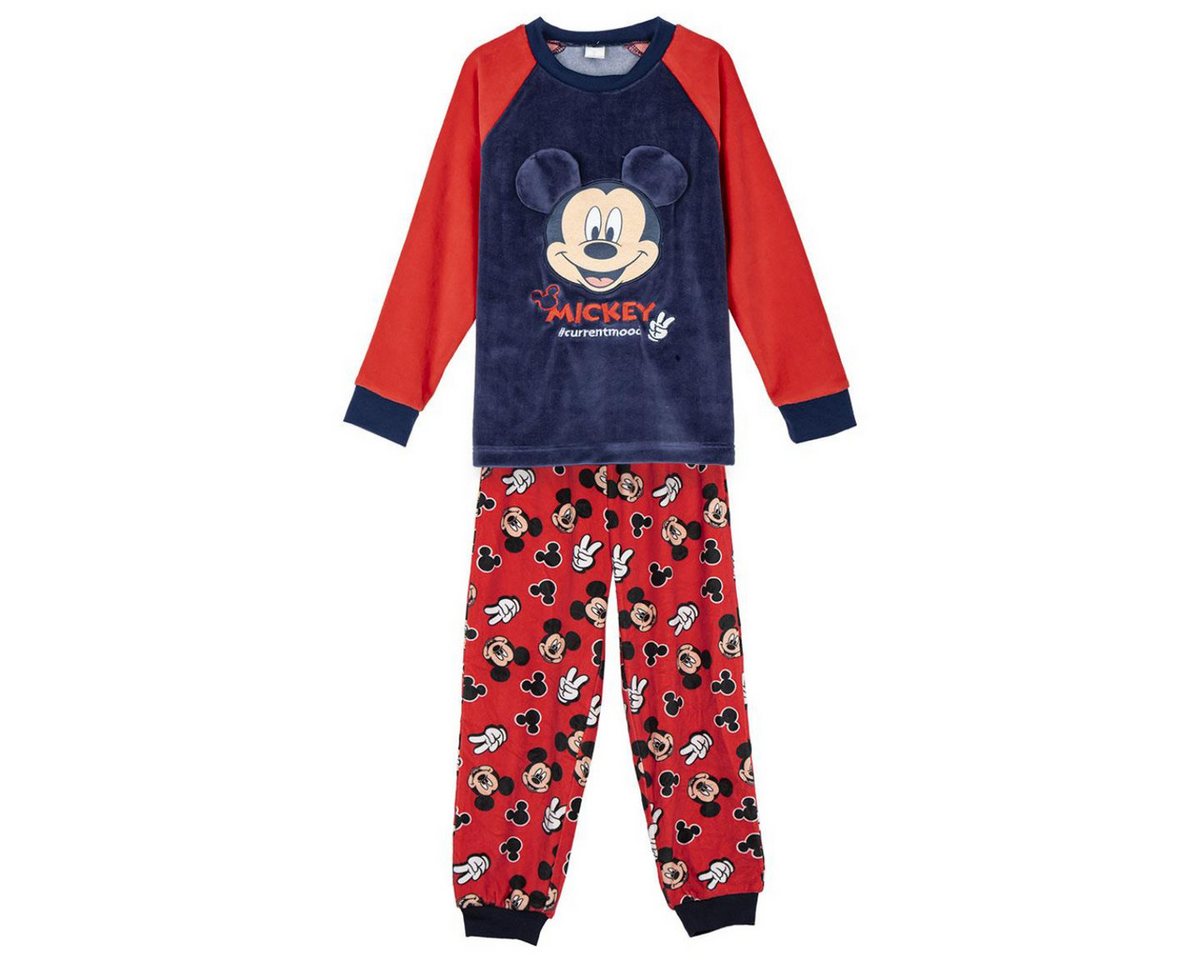 Cerda Pyjama Disney Mickey Mouse Set Kinder Gemütlicher Fleece Schlafanzug von Cerda