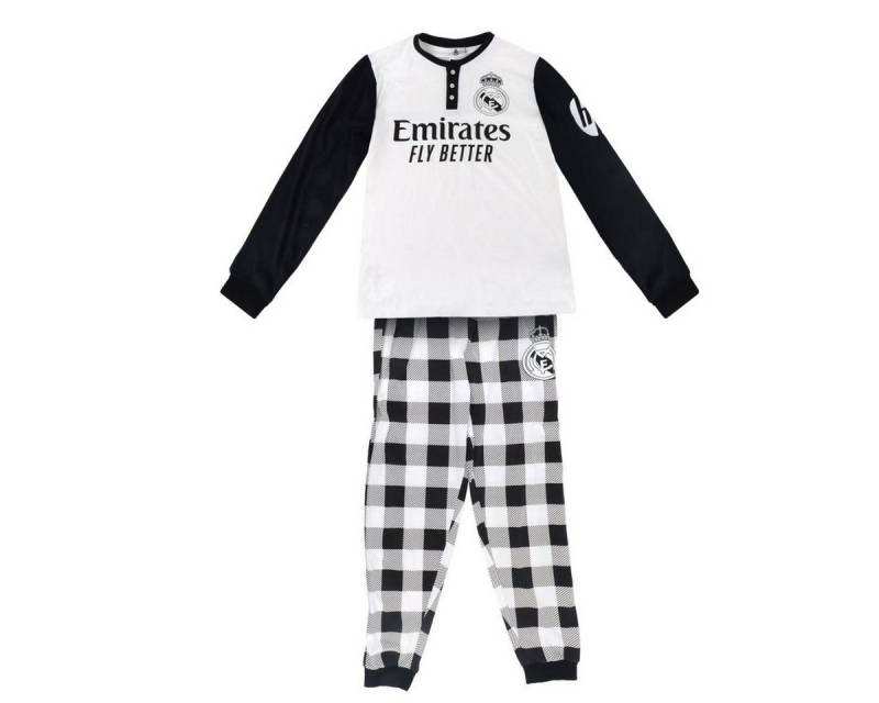 Cerda Pyjama Real Madrid Kids – Langarm Nachtwäsche aus Baumwolle & Polyester von Cerda