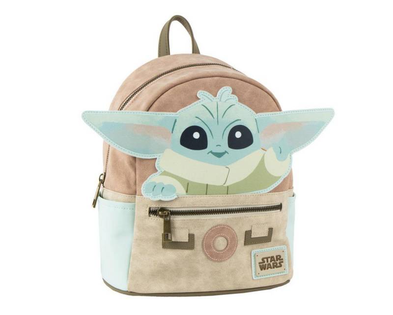 Cerda Rucksack Star Wars Mandalorian Grogu Backpack 22x26x13 cm PU Erwachsene von Cerda