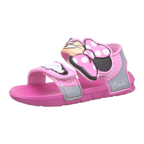 Cerda Sandalen für Kinder Minnie Mouse Strandsandale, Rosa, 31 EU von Cerda