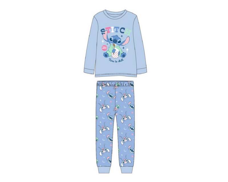 Cerda Schlafanzug Lilo & Stitch Kinder Pyjama Set langarm, Baumwolle Jersey von Cerda