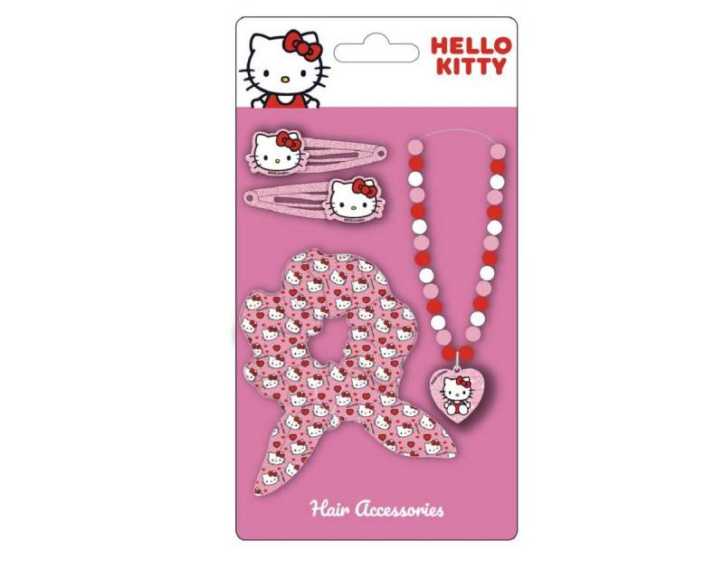Cerda Schmuckset Hello Kitty Accessoires-Set – Kinderschmuck & Haarzubehör im Set von Cerda