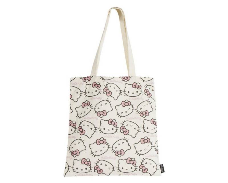 Cerda Shopper Hello Kitty Stofftasche Einkaufstasche Tragetasche langlebig von Cerda