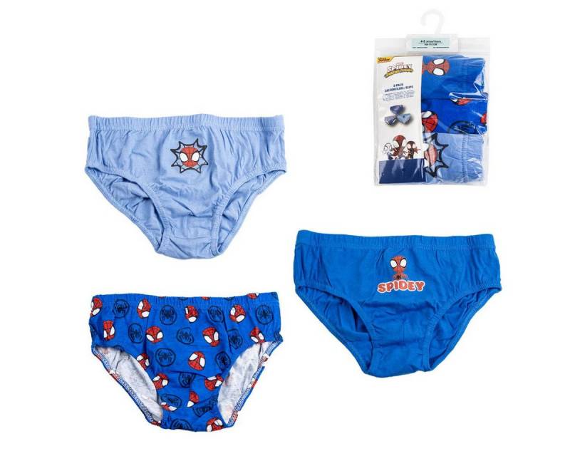 Cerda Slip Spidey Jungen Unterhosen Set – 3 Stück Baumwoll Slips für Kinder (Packung, 3 Stück) von Cerda