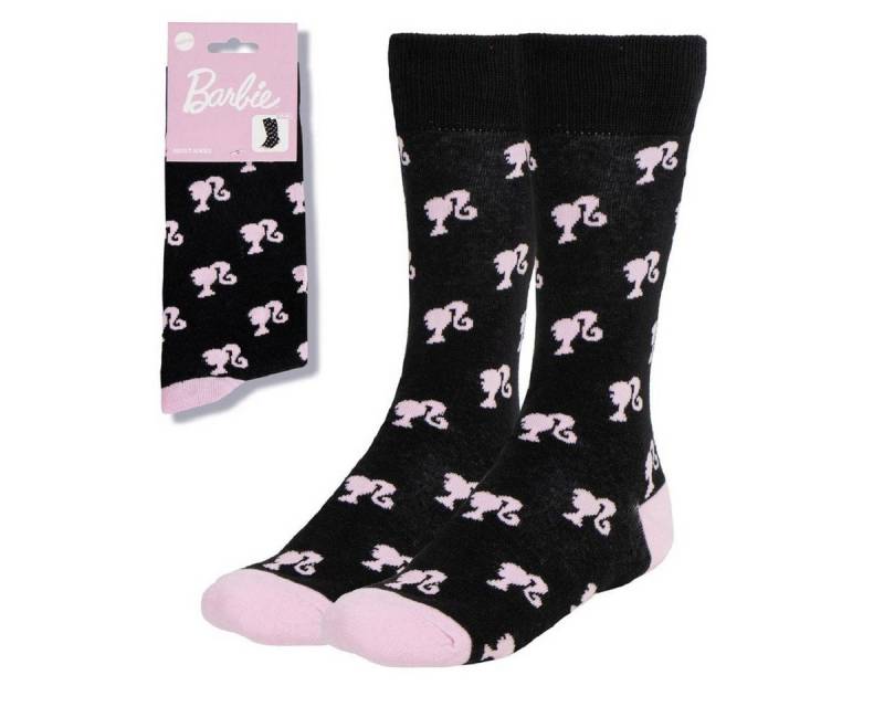 Cerda Socken Barbie Socken Erwachsene 36-43 Baumwoll-Mix Bequeme Strümpfe von Cerda