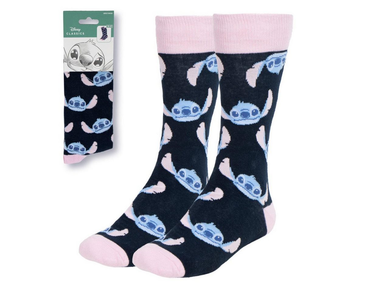 Cerda Socken Disney Stitch Damen Socken Baumwollmix 36-43 (1-Paar) von Cerda