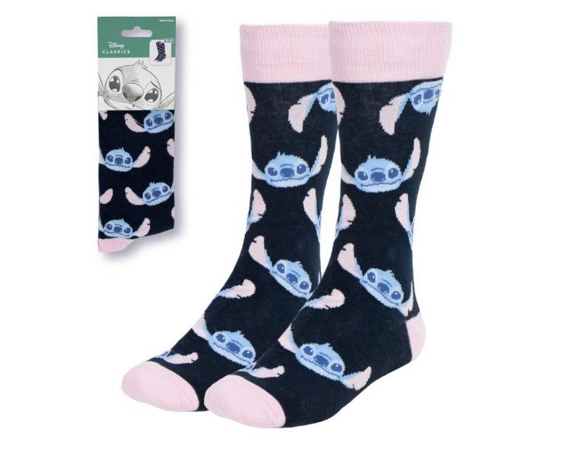 Cerda Socken Disney Stitch Damen Socken Baumwollmix 36-43 (1-Paar) von Cerda