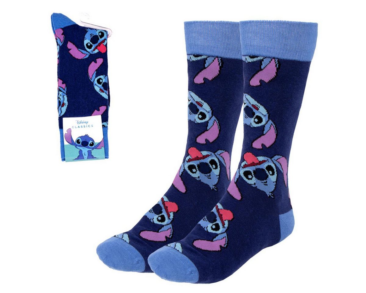 Cerda Socken Disney Stitch Damen Socken Baumwollmix 36-43 (1-Paar) von Cerda