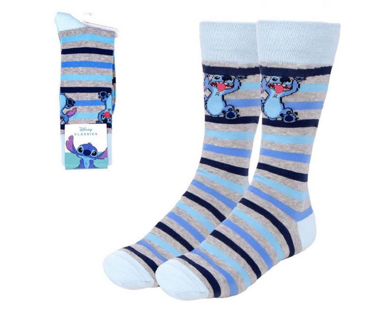 Cerda Socken Lilo & Stitch Strümpfe Erwachsene Socken Baumwollsocken Größe 36-43 von Cerda