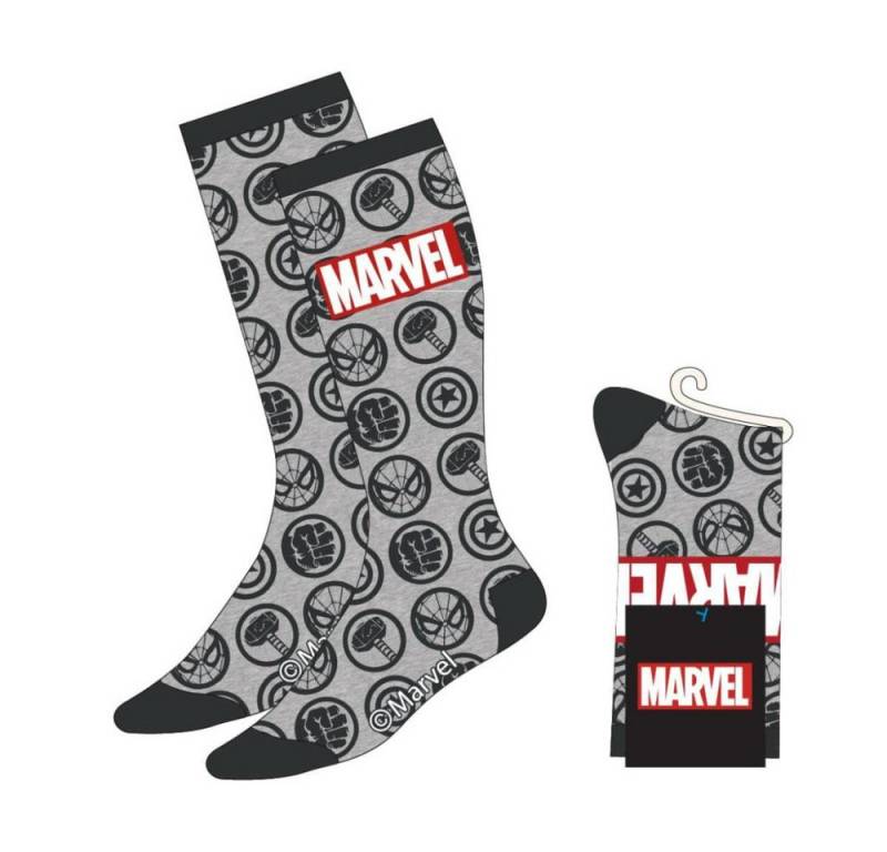 Cerdá Socken Marvel Socken Avengers Faces Grey 38-45 von Cerdá