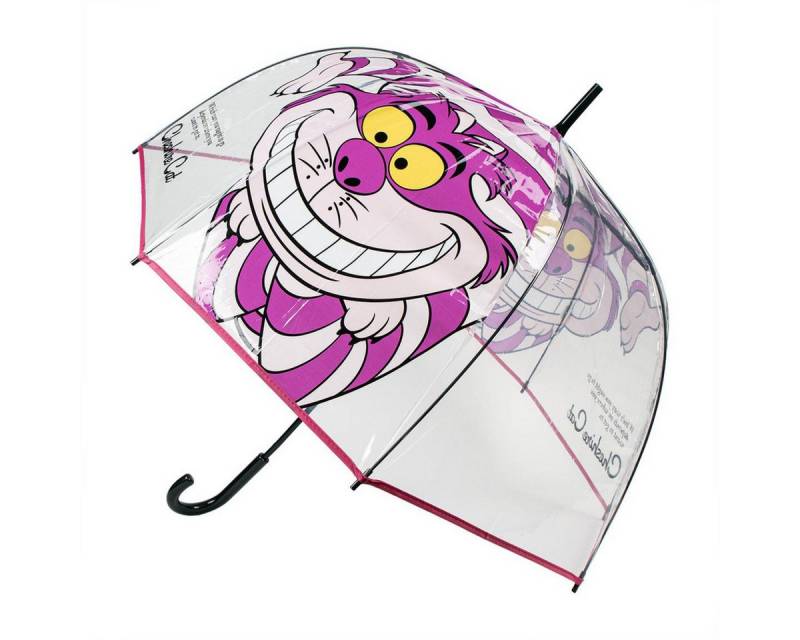Cerda Stockregenschirm Disney Alicia Regenschirm ⌀ 60 cm Leichter Kuppel-Schirm, Komplett durchsichtig von Cerda
