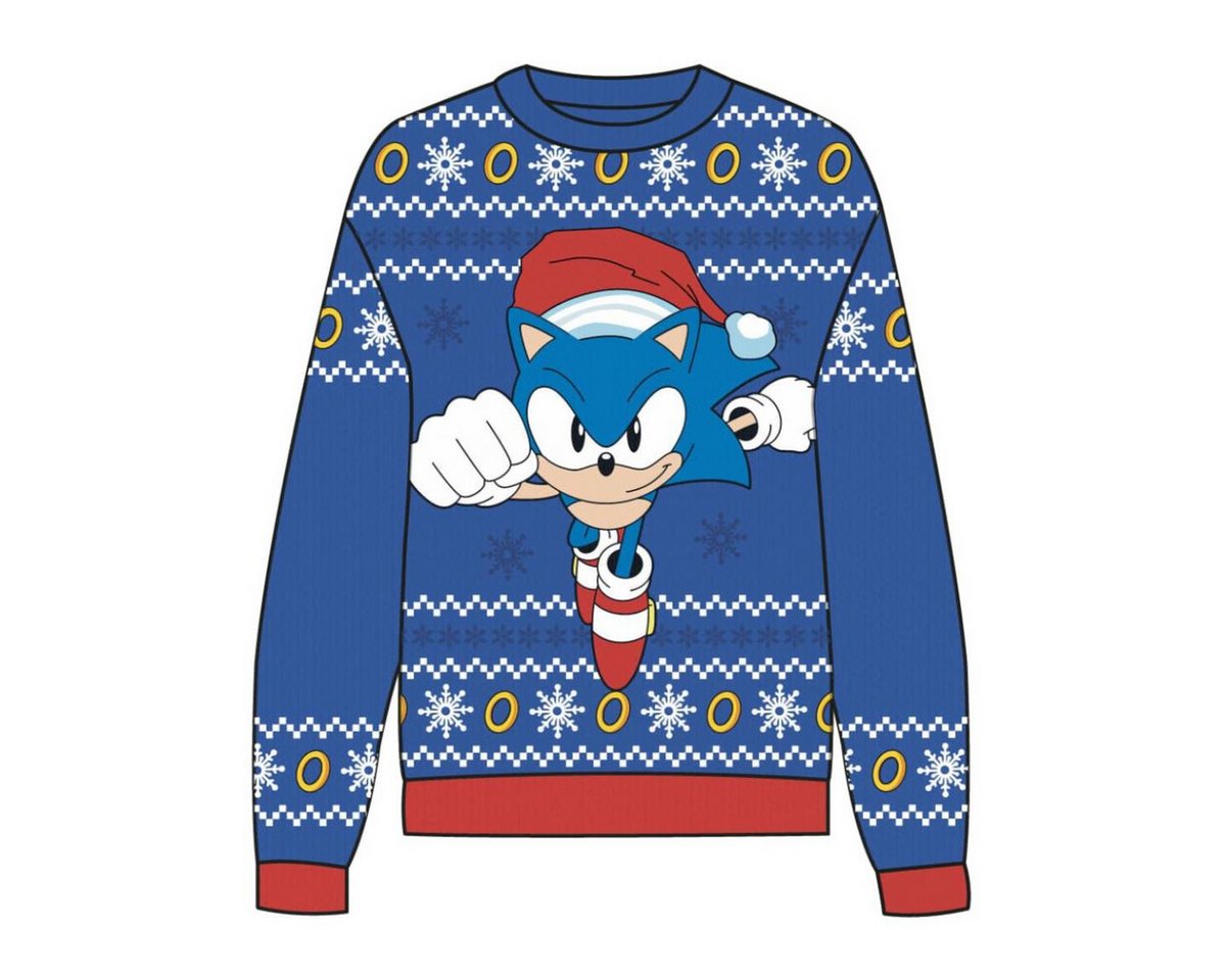 Cerda Strickpullover Sonic Xmas Pullover – Warmer Kinder Strickpulli für Weihnachten Cerda Strickpullover Sonic Xmas Pullover – Warmer Kinder Strickpulli für Weihnachten von Cerda