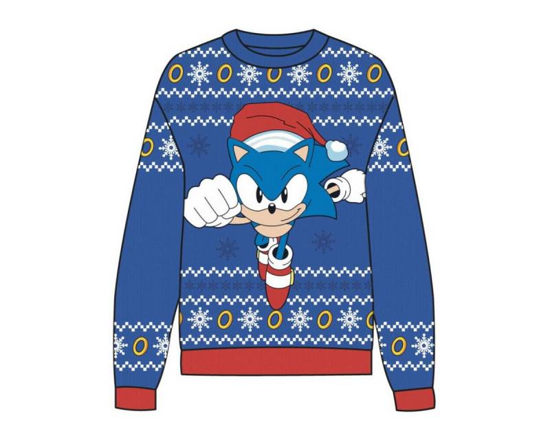 Cerda Strickpullover Sonic Xmas Pullover – Warmer Kinder Strickpulli für Weihnachten Cerda Strickpullover Sonic Xmas Pullover – Warmer Kinder Strickpulli für Weihnachten von Cerda