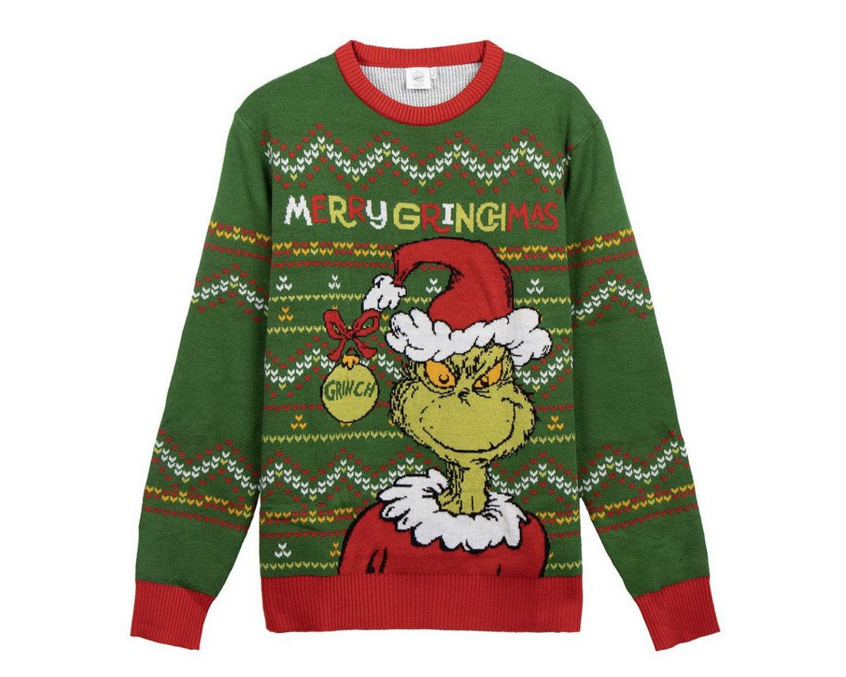 Cerda Strickpullover Strickpullover Grinch Weihnachts –Pullover 100 % Polyester von Cerda