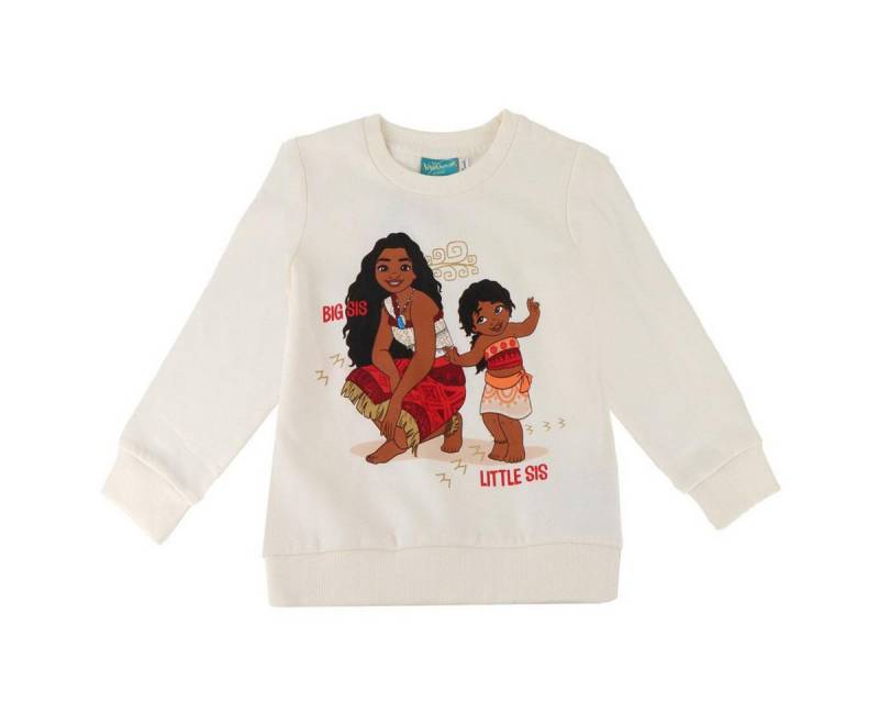 Cerda Sweatshirt Disney Moana Sweatshirt Kinder Baumwoll-Mix angeraut bequem von Cerda