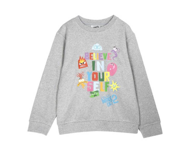 Cerda Sweatshirt Disney Pixar Inside Out Kinder Sweatshirt Baumwoll-Mix kuschelig warm von Cerda