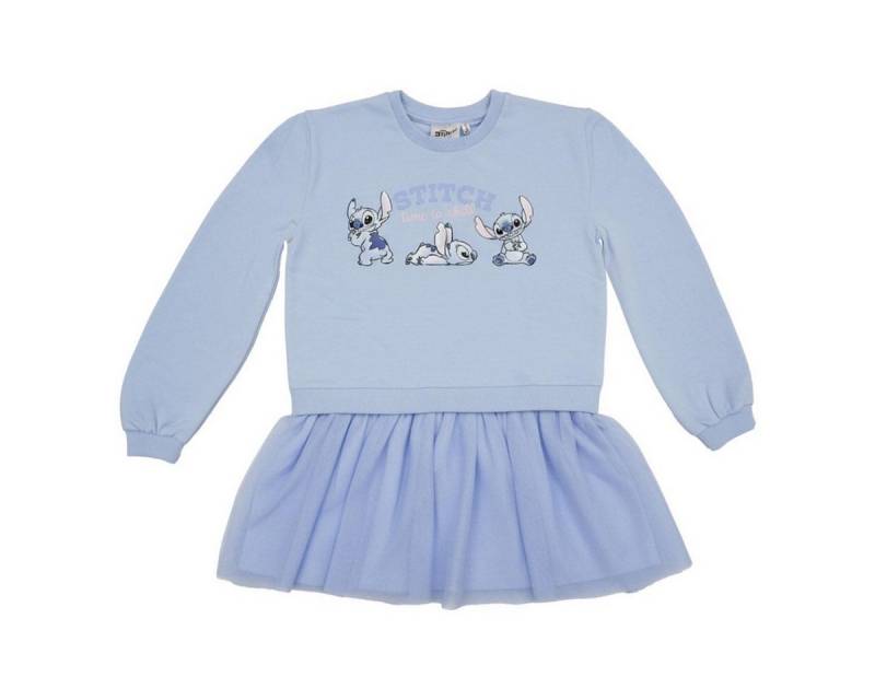 Cerda Sweatshirt Disney Stitch Kinder French Terry Pullover mit Tüll Baumwollmix von Cerda