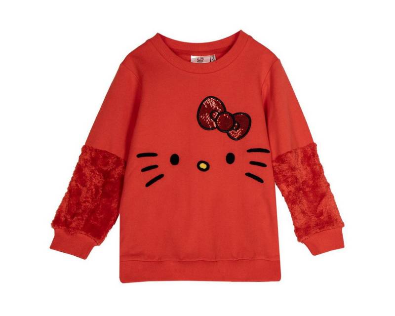 Cerda Sweatshirt Hello Kitty Sweatshirt Kinder 100 % Baumwolle angeraut bequem von Cerda