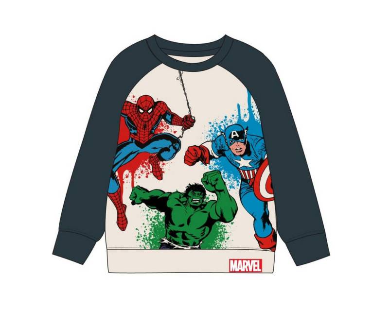Cerda Sweatshirt Marvel Avengers Kinder Baumwoll-Mix angeraut bequem von Cerda