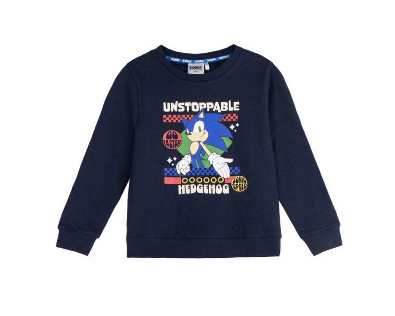 Cerda Sweatshirt Sonic The Hedgehog Sweatshirt – Kinder Pullover, Freizeit Sweater von Cerda