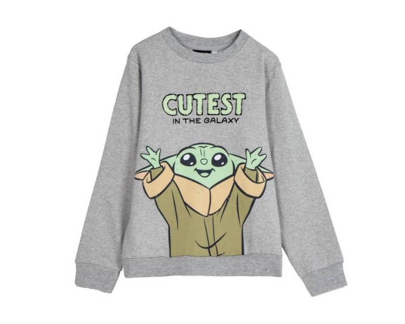 Cerda Sweatshirt Star Wars Mandalorian Grogu Sweatshirt Kinder Baumwoll-Mix von Cerda
