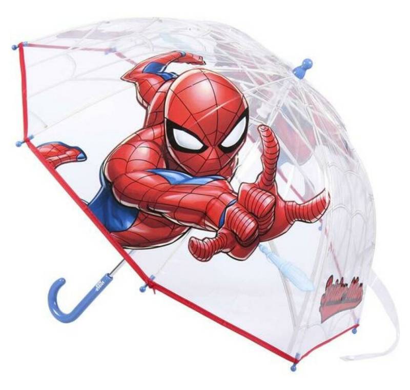Cerda Stockregenschirm Regenschirm Spiderman 45 cm Rot (71 cm) von Cerda