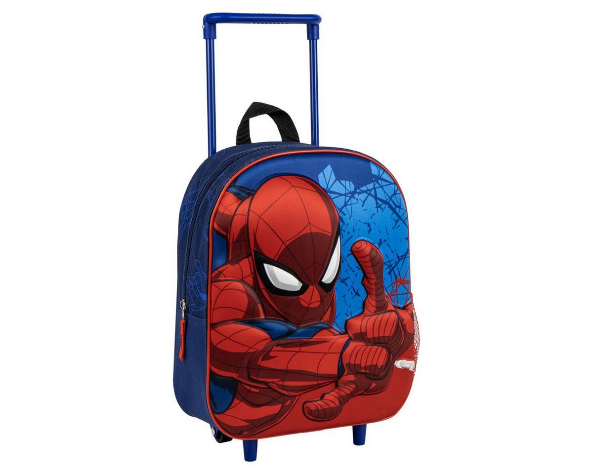 Cerda Trolley Spiderman 3D Rucksack mit Trolley Kinder Marvel Schultasche von Cerda