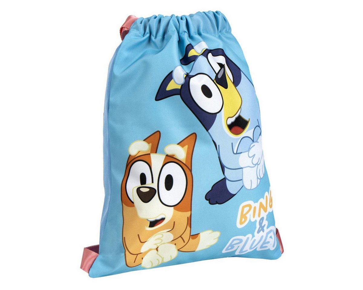 Cerda Turnbeutel Bluey Turnbeutel Motiv Sportsack für Jungen & Mädchen von Cerda