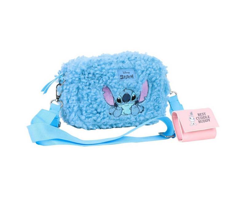 Cerda Umhängetasche Disney Stitch Tasche Damen klein weiche Fleece Damen Tasche von Cerda
