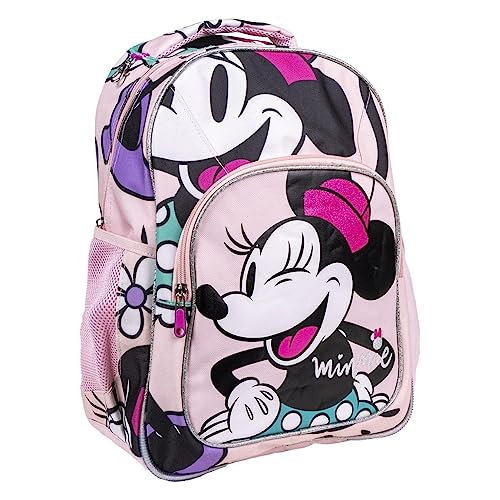 Cerdà Unisex Kinder Cerdà-2100004372-Durchschnittlicher Schul 42 cm Minnie Rucksack, Rosa von CERDÁ LIFE'S LITTLE MOMENTS