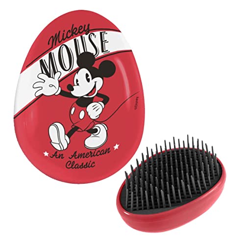 Ovale Haarbürste, Mickey Mouse für Mädchen und Damen, Disney Haar Entwirrungskamm von Cerdà