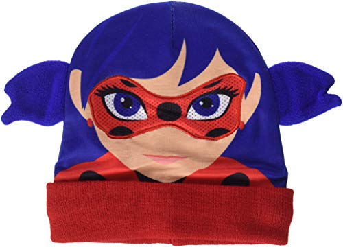 Miraculous Geschichten von Ladybug und Cat Noir 2200-2499 Mütze 3D-Effekt, Kinder, Winter, Eine Größe, Mehrfarbig, Marinette von Cerdá