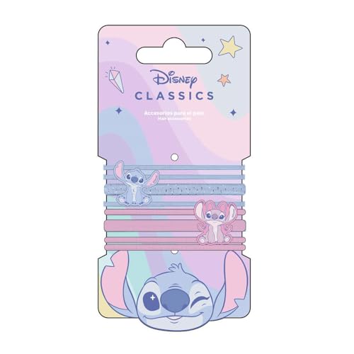 Stitch Elastic Hair Ties Beauty Set for Girls Set Includes 8 Elastic Hair Ties von CERDÁ LIFE'S LITTLE MOMENTS