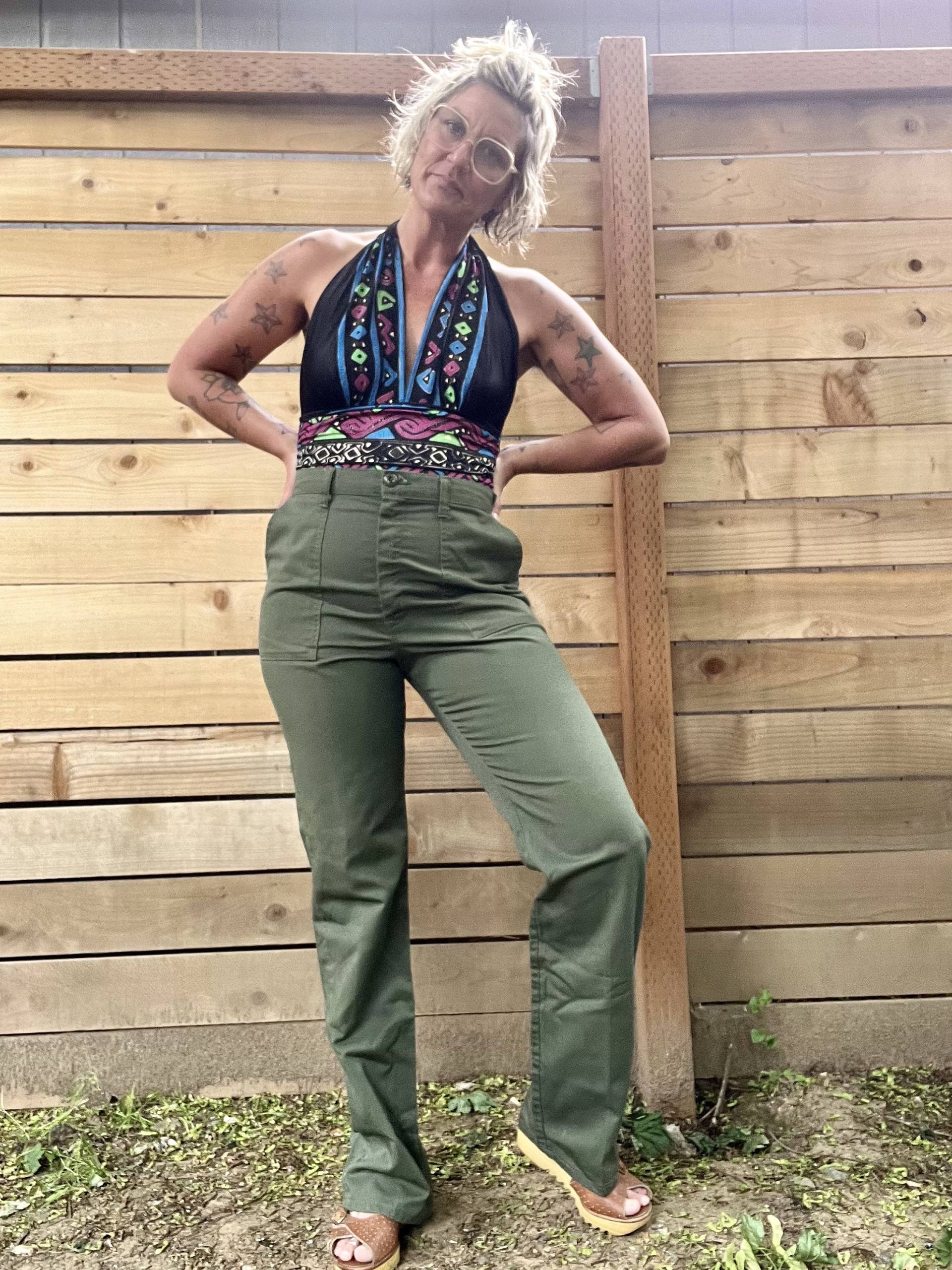 Dee Cee Western Hose 1970Er/80Er Jahre Vintage Herren Oder Damen Größe 30 von CerealVintageThrift