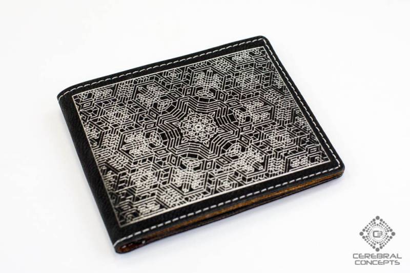 Mech Master Mike Portemonnaie - Weiches Und Strapazierfähiges Veganes Leder Lasergraviert Mit "Vacuum Tubes" Design Von Cole Geschenk Für Freund von CerebralConcepts