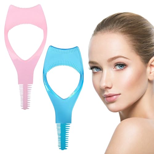 Wimpern Schablone, Mascara Shield Guard, 2 Stück Mascara Shield Applicator, 3 in 1 Mascara Shield, Mascara Schablone, 3in1 Mascara Applikator, Schminkhilfe Wimpern, Wimpernschablone Mascara Shield von Cerioll