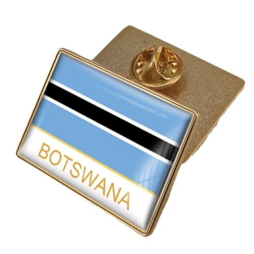 Brosche Mit Nationalflagge Von Botswana – Neuheitsschmuck, Kristallkleber, Flagge, Anstecknadel, Abzeichen, Für Männer Und Frauen, Kleidung, Taschen, Hüte, Patriotische Party von Cernomal